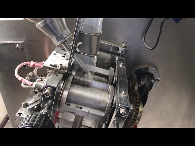 PLC制御横の双子の磨き粉の粉のパッキング機械